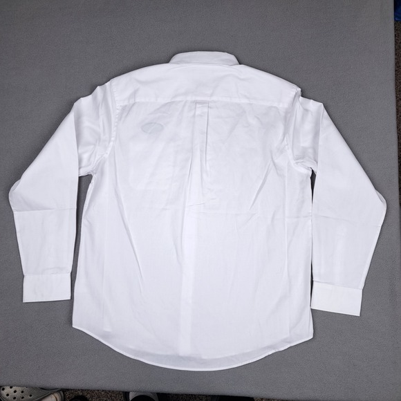 Land Rover‎ Button Down Shirt Mens Large White Embroidered Logo Long Sleeve - Picture 8 of 9